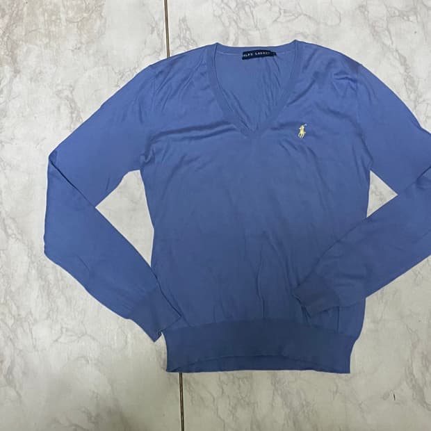 폴로 랄프로렌 여성 브이넥 니트 여성90