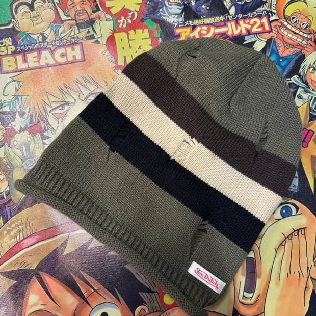 F/ VonDutch 본더치 스트라이프 니트 비니