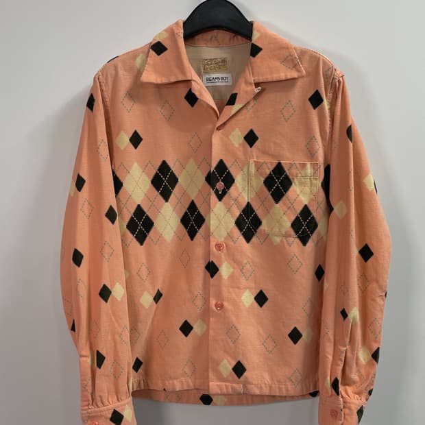 스타일아이즈 X 빔즈보이 우먼스 아가일 셔츠 (on.156)