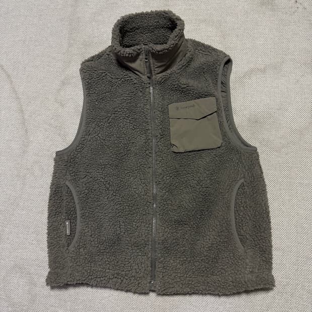 스노우피크 플리스 베스트 조끼