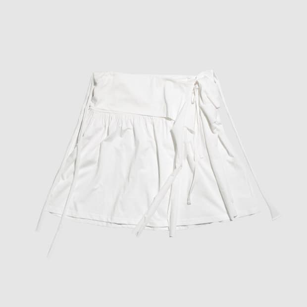 인앤양인하모니 Knot skirt, white