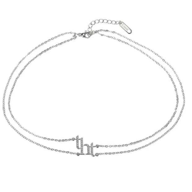 쓰리타임즈 tht shining 초커 목걸이