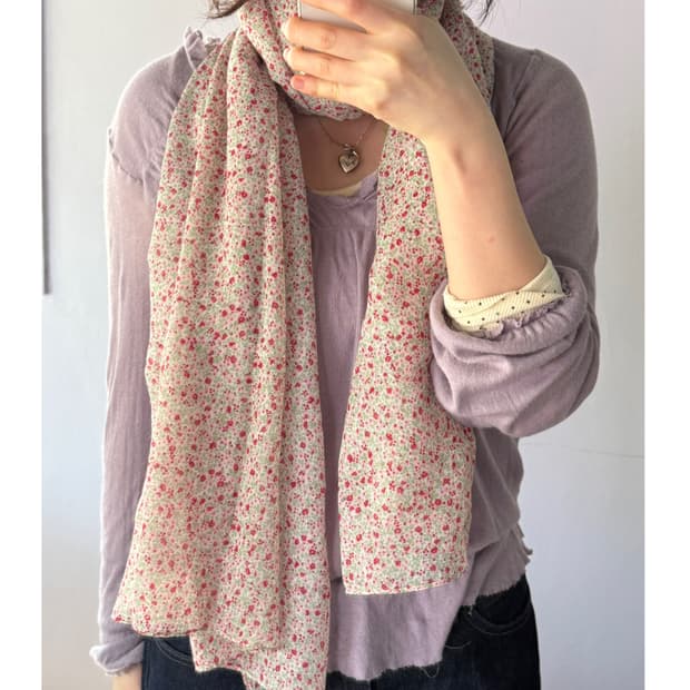 로라애슐리 유니클로 스카프 봄 스카프