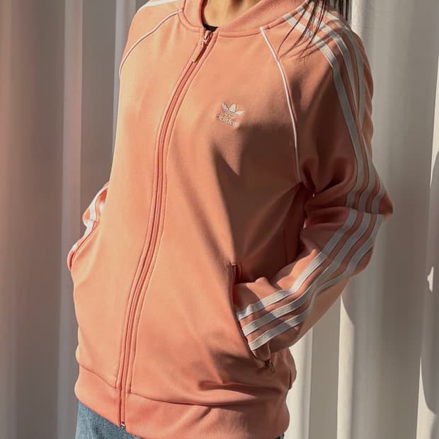 [L]아디다스 트레포일 어피치 트랙탑 져지