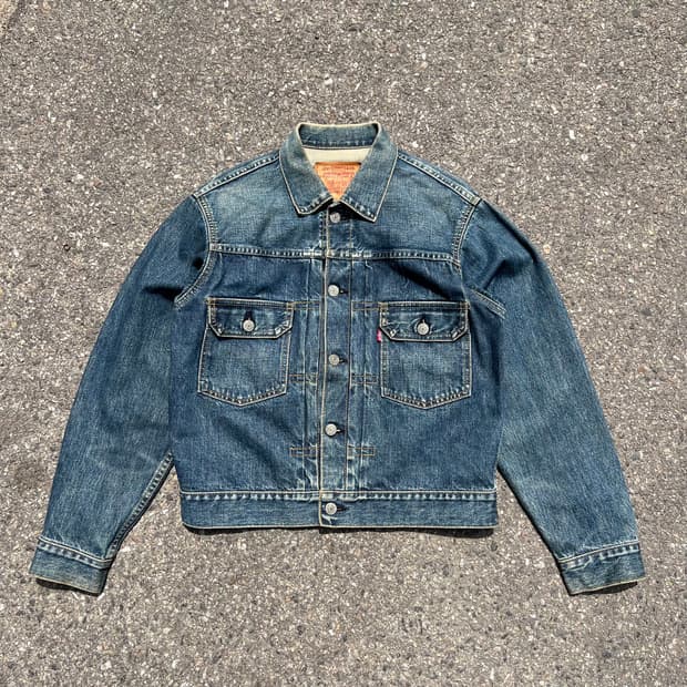 90‘s 리바이스 2세대 빅E 데님 트러커 자켓