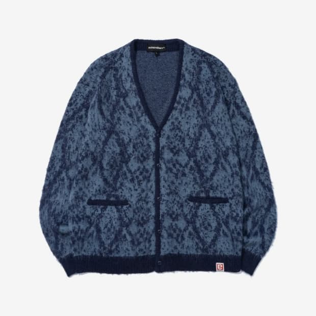 엑스트라오디너라 파이톤 가디건 블루 PYTHON CARDIGAN BLUE