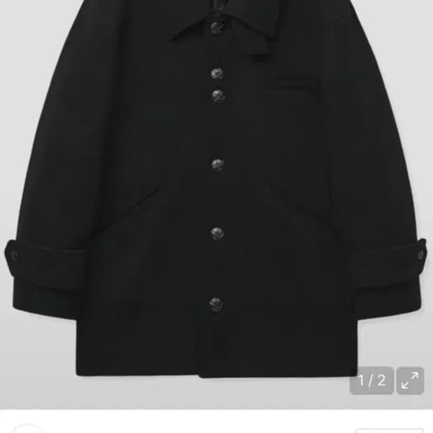 삽니다) 노운 싱글 브레스티드 하프 코트 1