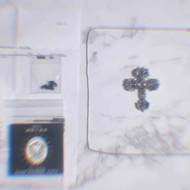 [정품]크롬하츠 대형 필리그리 크로스 실버 체인 펜던트