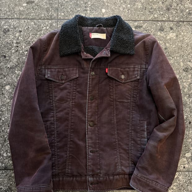 리바이스 빈티지 코듀로이 브라운 쉐르파 자켓 