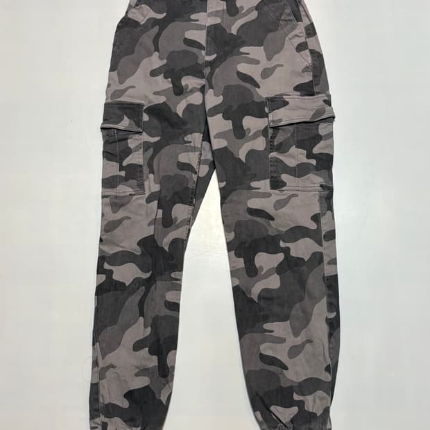 홀리스터 카모 카고 조거 팬츠 S