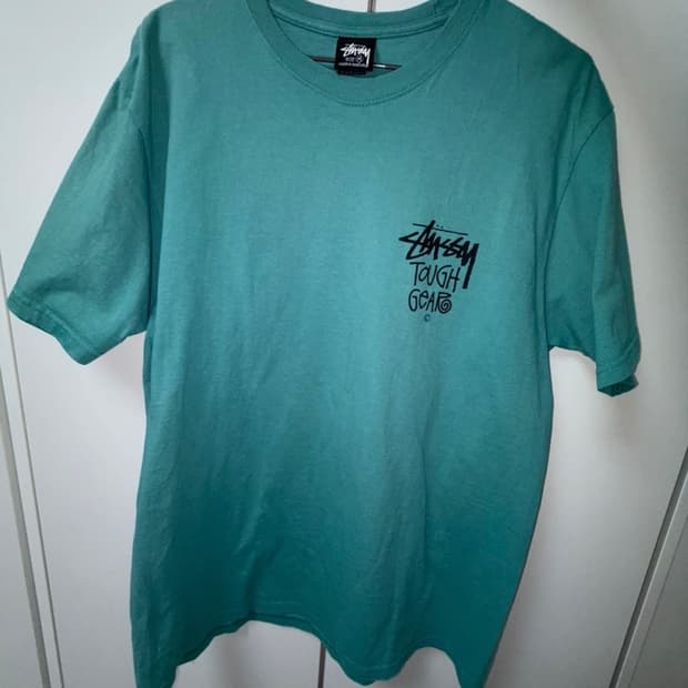 스투시 터프 기어 티셔츠 M 오션