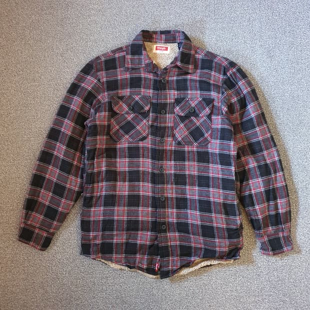 랭글러 쉐르파 안감 플란넬 셔츠 no.3