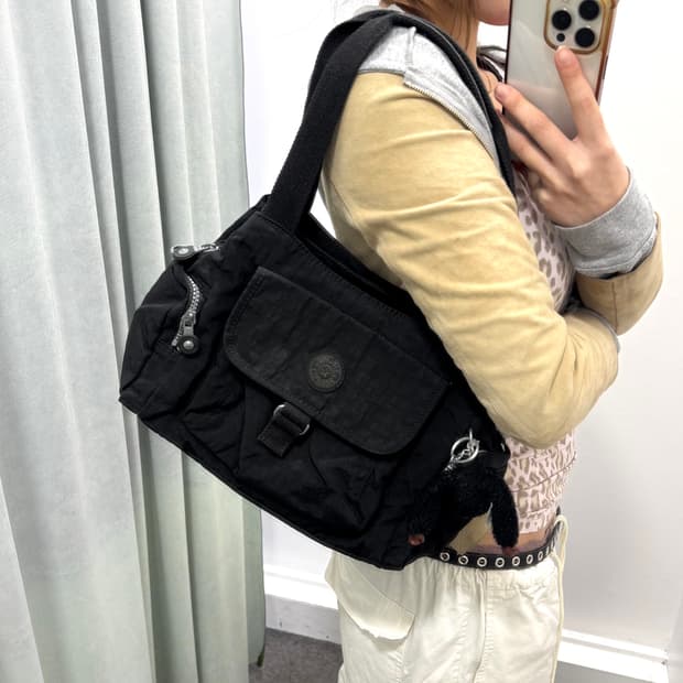 키플링 블랙 숄더백