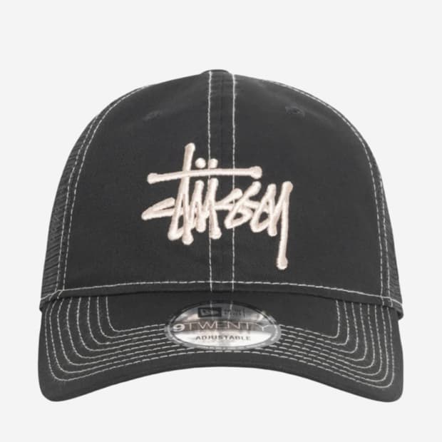 스투시 뉴에라 9Twenty 베이직 트러커 블랙