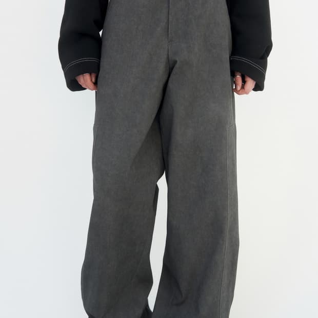 [1] 트리밍버드 라이트 앵글 팬츠 차콜