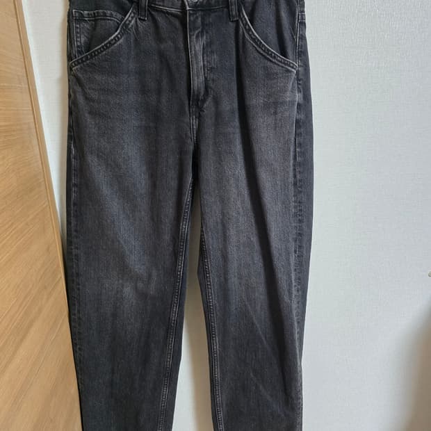 유니클로 와이드핏 데님팬츠