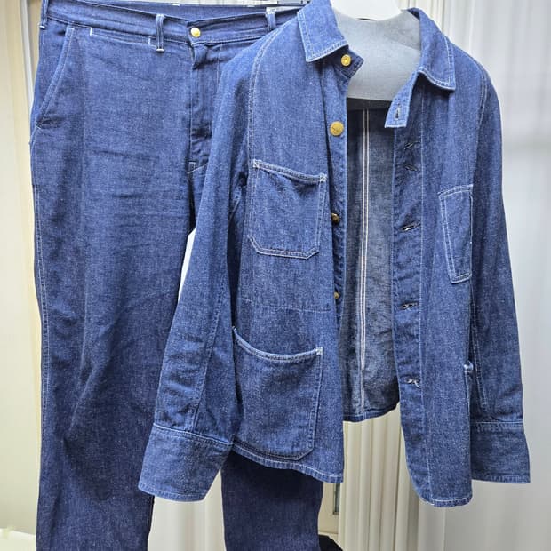 본쿠라 데님 커버올 셋업(40/34) boncoura