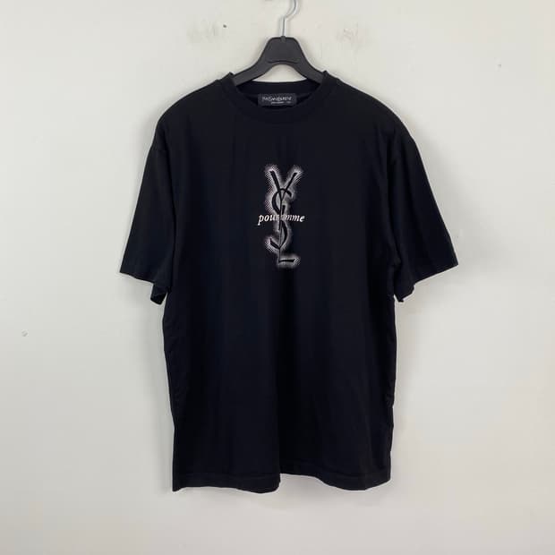 입생로랑 YSL 뿌르 옴므 빅로고 반팔티 M <349>