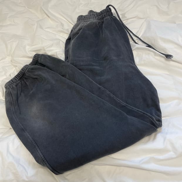 [새제품] 개더레이지 빈티지 워싱 스웻팬츠