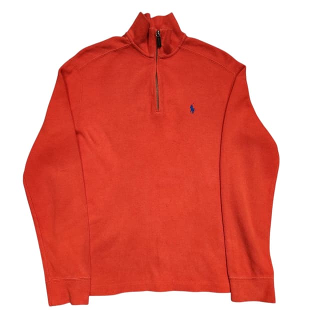 폴로 랄프로렌 하프집업 니트 (레드 / M)
