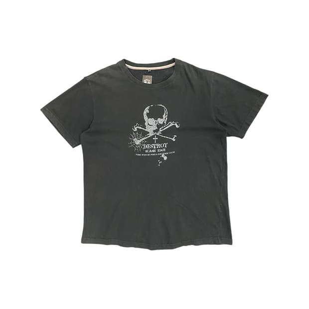 Japanese vtg 스컬 오버핏 반팔 티셔츠