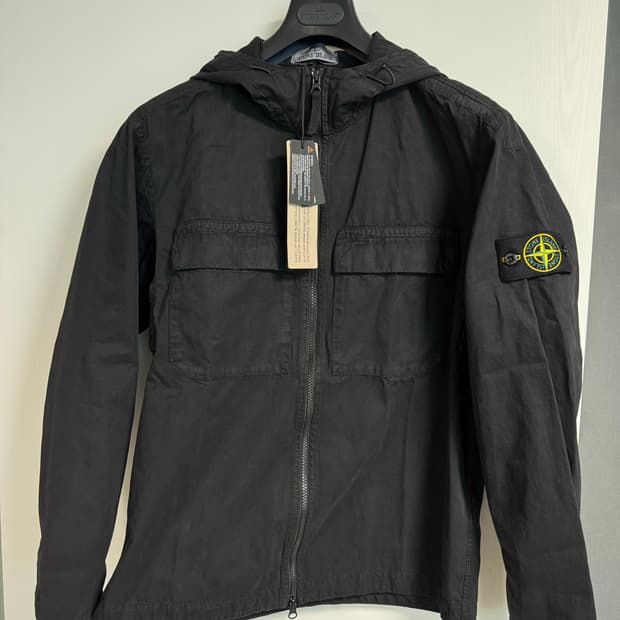 스톤아일랜드 24ss 후드자켓 올드트리트먼트 L