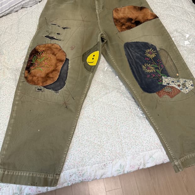 캐피탈 카츠라기 팬츠 카키 컬러 2size