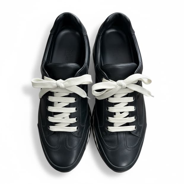 에르메스 정품 카프스킨 트레일  스니커즈 265