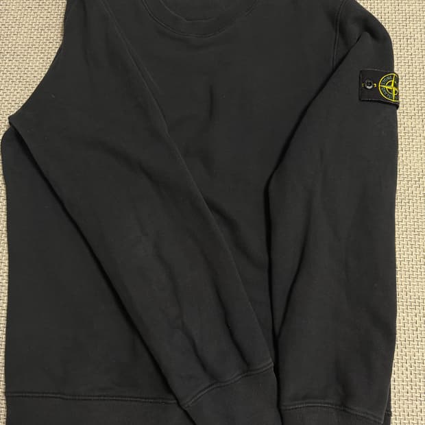 신형 스톤아일랜드 맨투맨 블랙 L