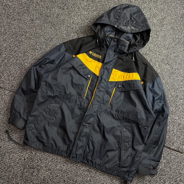 컬럼비아 USA 오리지널 배색 나일론 유틸리티 자켓 2215