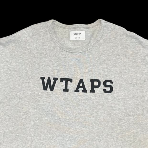 더블탭스 반팔 컬러 헤더그레이 사이즈 3