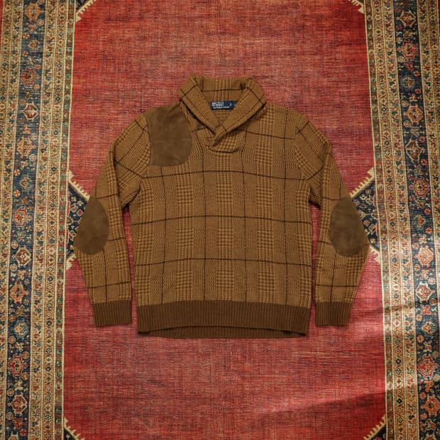 폴로랄프로렌 숄카라 헌팅 니트 판매