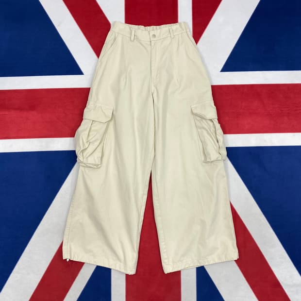 하프밴딩 벌룬 스트링 카고팬츠 FREE