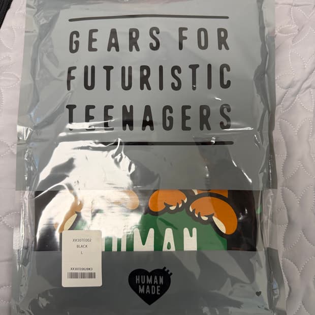 휴먼메이드 제이홉 블랙 반팔 L