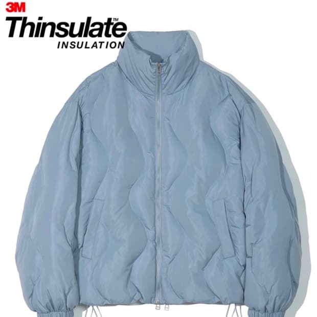 파르티멘토 신슐레이트 페더리스 커브드 숏패딩