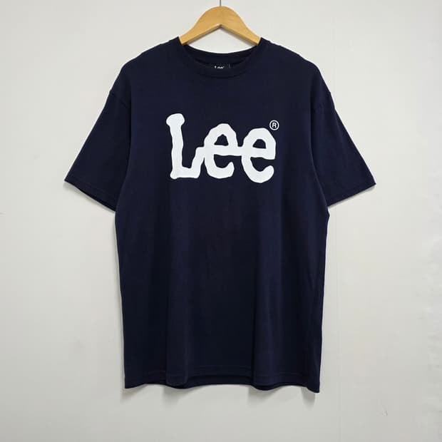M 리 Lee 빅로고 반팔티셔츠 네이비