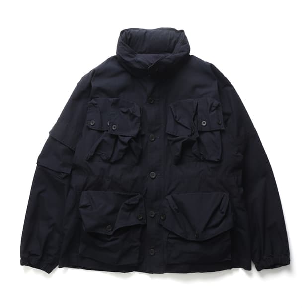 우루 URU Hooded Zip Up Blouson