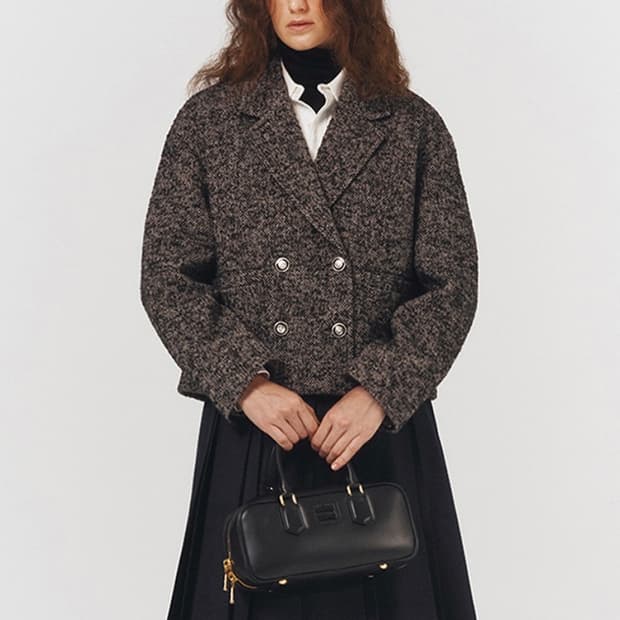 (S)던스트 23FW 볼륨 트위드 자켓 민트급