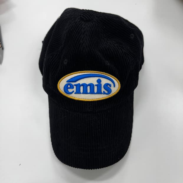 emis 이미스 코듀로이 볼캡 블랙