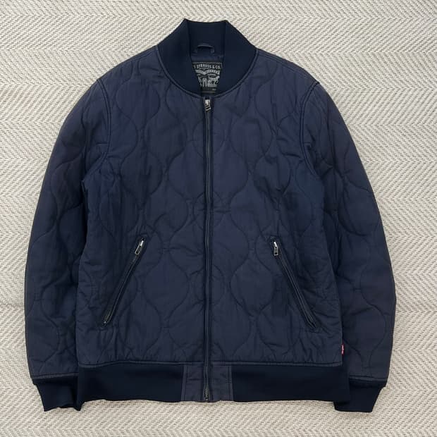 리바이스 퀼팅 블루종 r2840