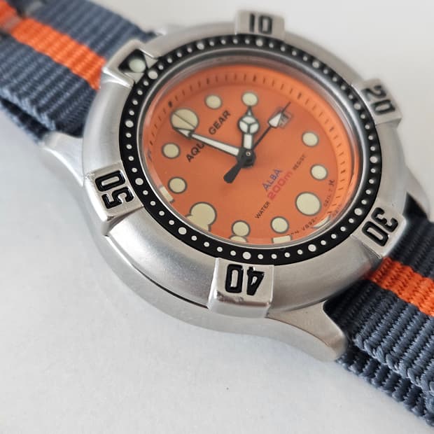 빈티지 세이코 알바 아쿠아기어