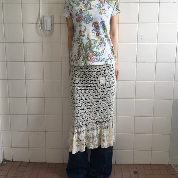 Paisley pattern t shirt