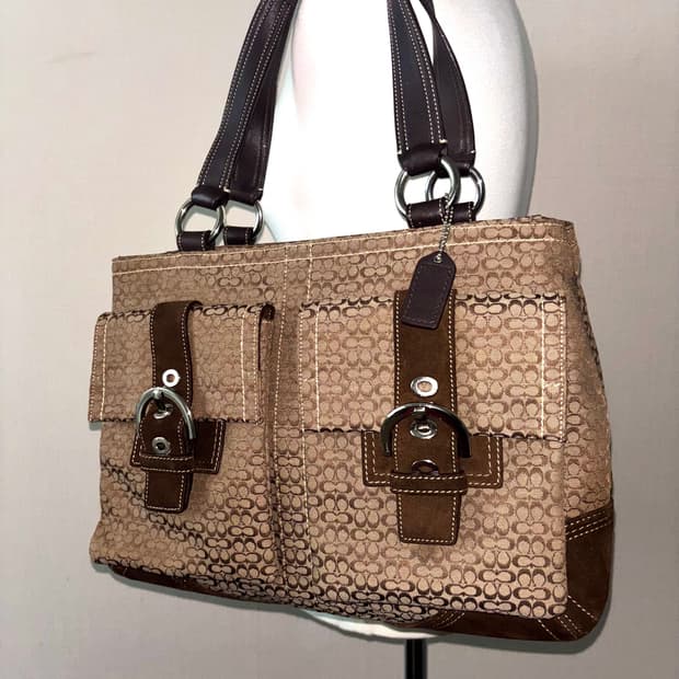 Coach square shoulder bag