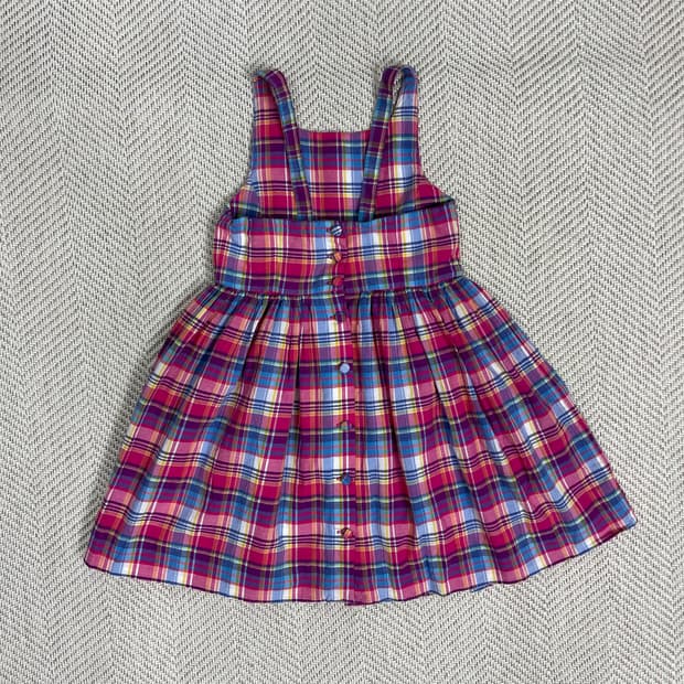 폴로 랄프로렌 여아 체크 원피스 5사이즈