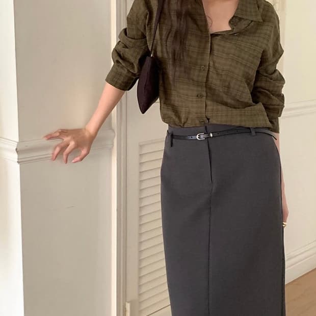 드온도 레이어드 스커트 새상품