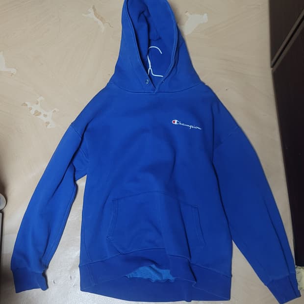 챔피언 후드티(파란색)