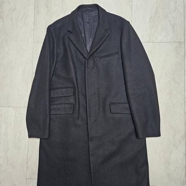 [M] 마르니 블랙 울 코트