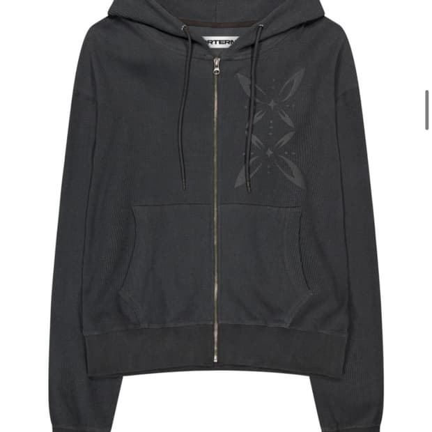포르테나 후드집업 차콜 s 단일사이즈