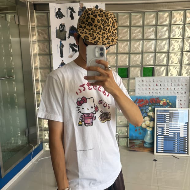 hello citty print tee 헬로키티 프린트 티