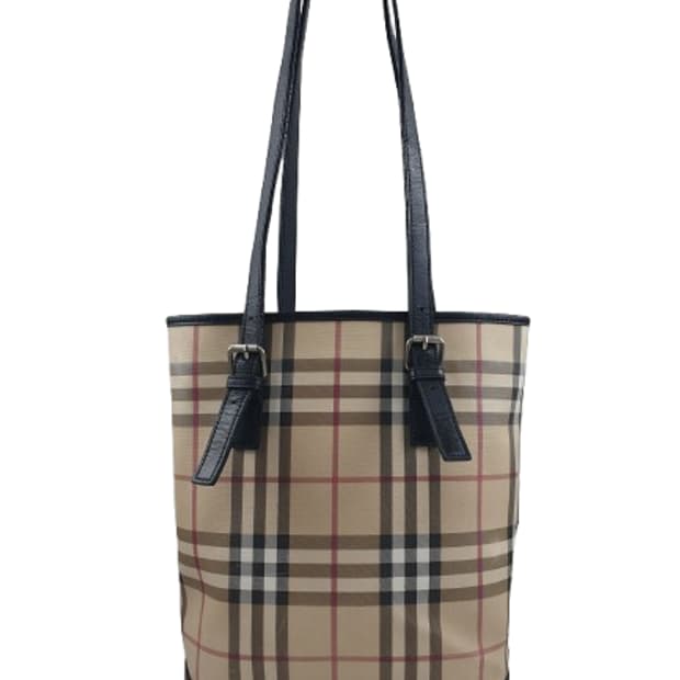 버버리 노바체크 버킷백